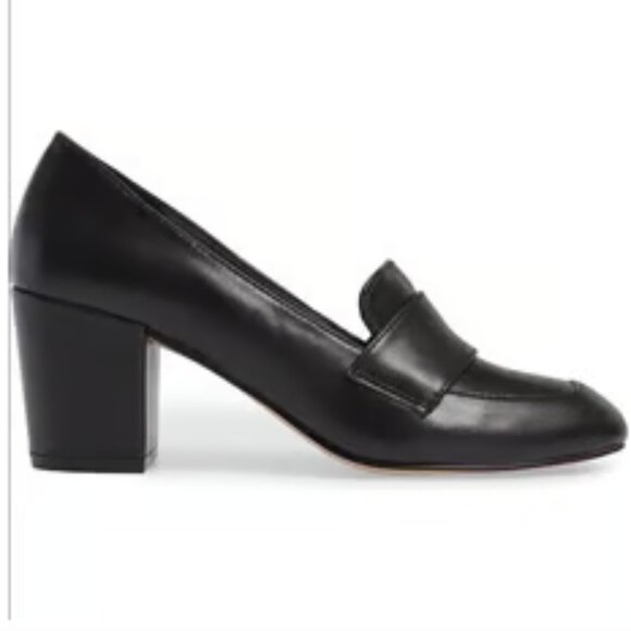 M4D3 Schooled Loafer Pump in Black, Size 9.5M - Picture 1 of 10